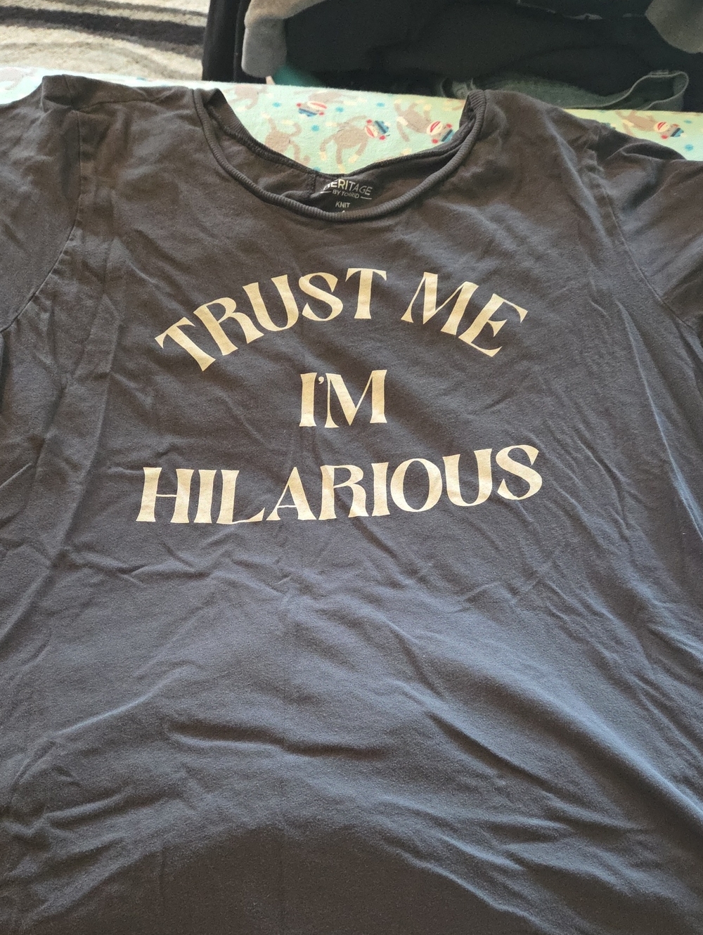 Torrid "Trust Me I'm Hilarious" Graphic Tee - Gray